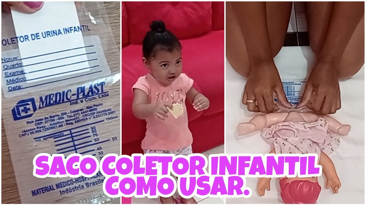 COLETOR INFANTIL FEMININO COMO USAR.