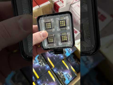 Фара LED mini квадратная 48W 6000K (36 диодов) (8.5см х 8.5см х 1.5см)Mini + крепление - фото 1 - id-p2904519806