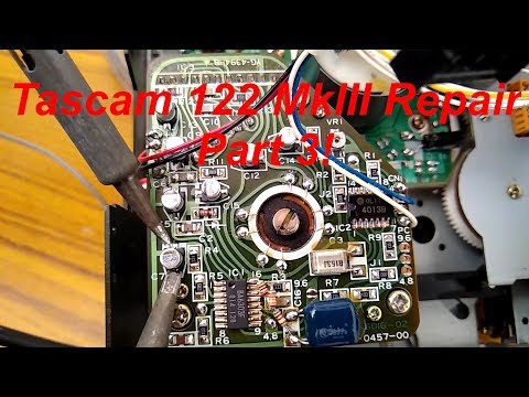 Do It Yourself Musician #37 Tascam 122 MkIII Repair Part 3 SMD Capacitors