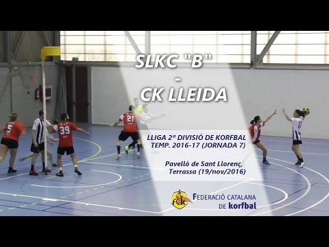 SLKC B - CK Lleida (J7 2ªDiv) Lliga Nac. 2ª Div. de Korfbal 2016-17