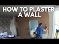 HOW TO PLASTER A WALL | DIY Series | Build with A&E