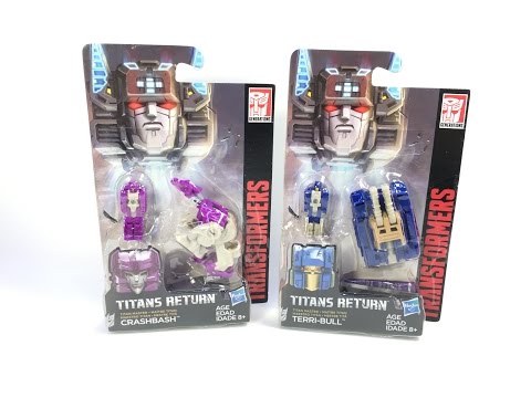 Transformers: Titans Return - Titan Masters CRASHBASH and TERRI-BULL