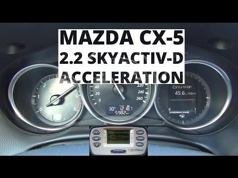 Mazda CX-5 2.2 SKYACTIV-D 175 hp - acceleration 0-100 km/h