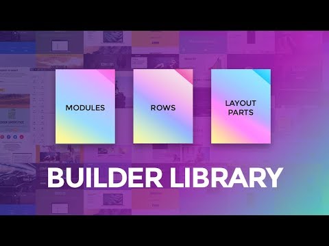 New Builder Library + Layout Part Live Edit!