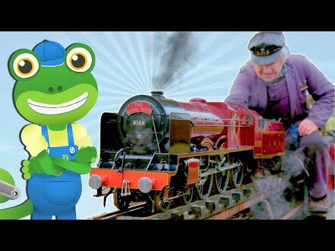 Mini TRAINS For Kids | Gecko's Real Vehicles | Trains For Children | Learning & Educational Videos