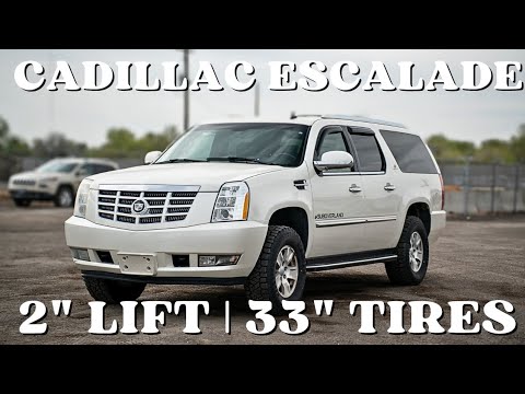 2007 Cadillac Escalade ESV 2" Lift Kit | 33" Tires | Bilstein 5100 Shocks | Overland Build
