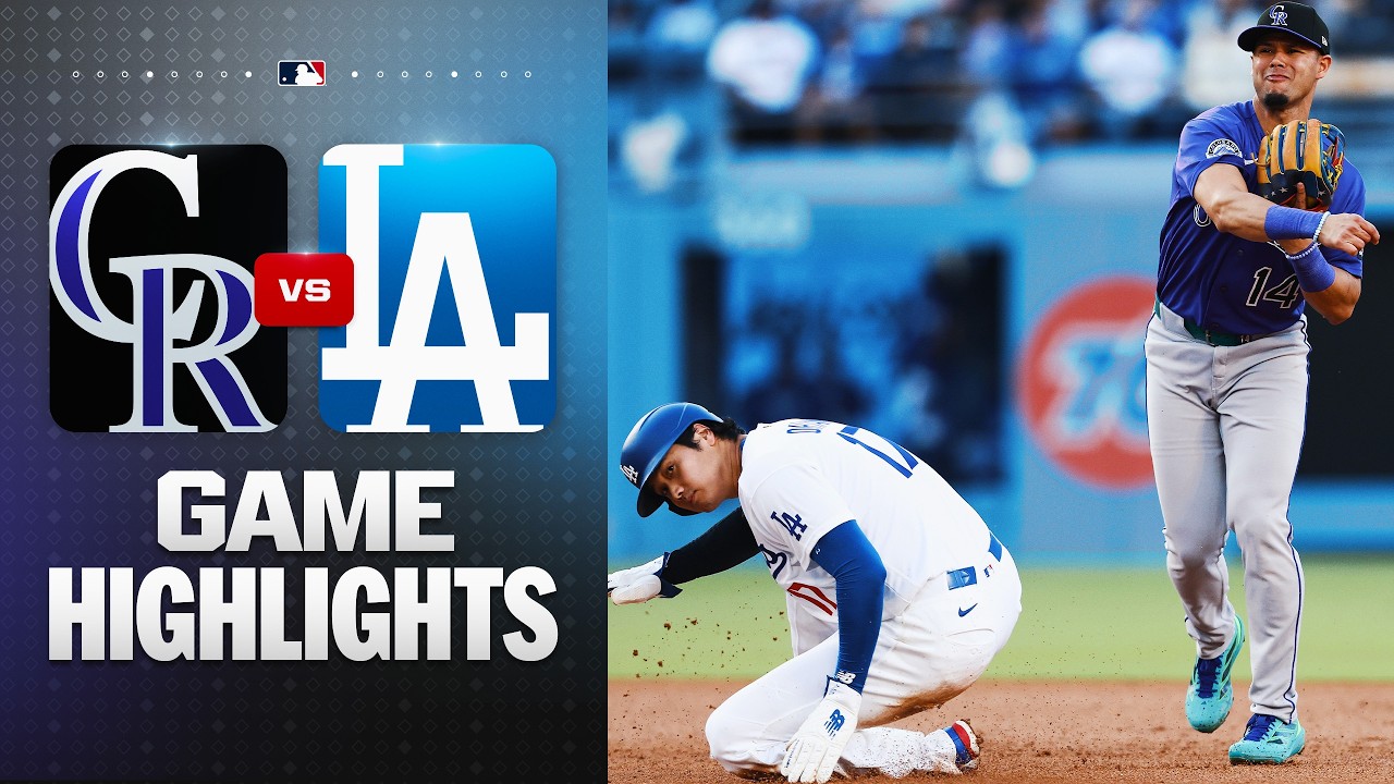 Rockies vs. Dodgers Game Highlights (5/25/26) | MLB Highlights
