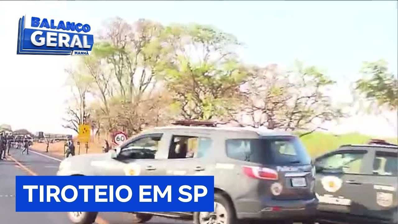 Tiroteio em rodovia deixa um policial e três bandidos mortos no interior de SP