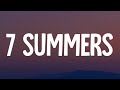 Morgan Wallen 7 Summers Lyrics