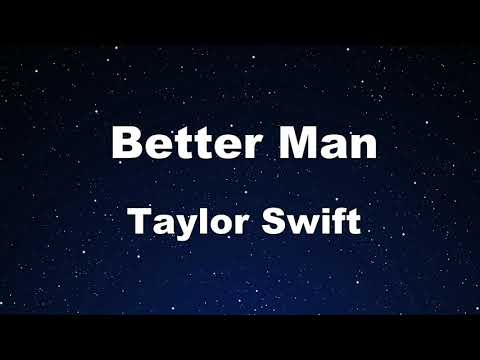 Karaoke♬ Better Man (Taylor's Version) (From The Vault) - Taylor Swift 【No Guide Melody】