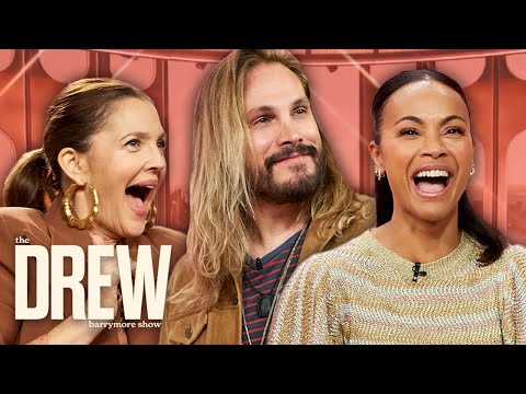 Zoe Saldaña Shares "Very Dramatic" Engagement Story | The Drew Barrymore Show