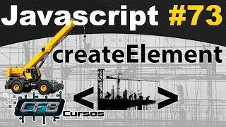 Curso de Javascript #73 - CreateElement / appendChild, criando elementos html com javascript