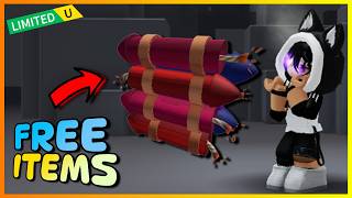 New FREE LIMITED UGC items Amazon Fireworks Backpack🔥🤩😍😱, How to get FREE UGC ITEM  on ROBLOX