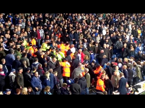 West Brom and Chelsea Fans Fighting