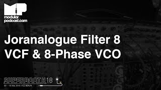 Video thumbnail for Multimode Filter & 8 Phase Oscillator with Filter 8 from Joranalogue at Superbooth 2018 by DivKid