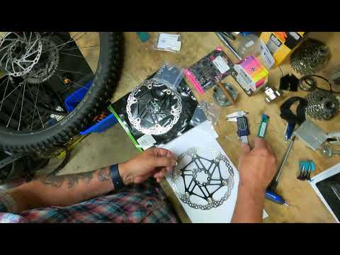 Bosch Gen4 EMTB slim speed magnet. Centre lock brake rotor to 6 bolt brake rotor conversion .