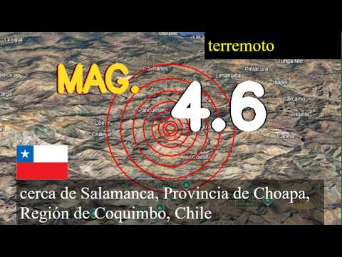 😱🚨  Terremoto cerca de Salamanca, Provincia de Choapa, Región de Coquimbo, Chile actualizaciones en