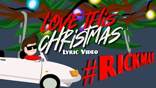 Kadr z teledysku Love This Christmas tekst piosenki Rick Astley