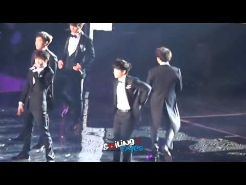 [Fancam] 111231 Junho focus - Hands Up and Back2U at MBC Gayo Daejun