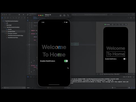 Text Shimmer Animation in SwiftUI