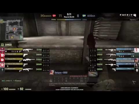 Reason vs AliGon on de_train @ DreamHack Summer 2014 Qualifiers Grand Final (CS:GO RSN vs ALI)