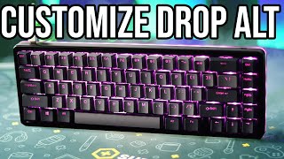 How To CUSTOMIZE Drop Alt Keyboard LIGHTS And REMAP KEYS!!!