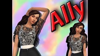 The Sims 4//CAS Ally Hills💅🏻🎵
