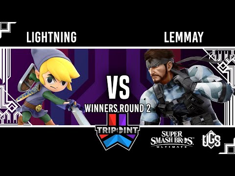 Tripoint Smash 187  -  Winners Round 2  -  Lightning(Toon Link) Vs. Lemmay(Snake)