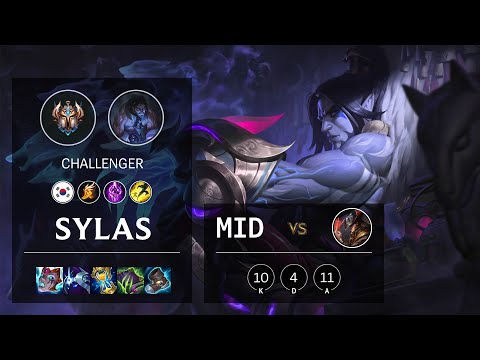 Sylas Mid vs Twisted Fate - KR Challenger Patch 10.25b