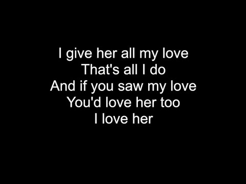 AND I LOVE HER | HD with lyrics | THE BEATLES cover by Chris Landmark