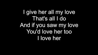 AND I LOVE HER | HD with lyrics | THE BEATLES cover by Chris Landmark