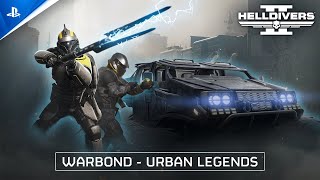 Helldivers 2 - Urban Legends Warbond | PS5 & PC Games Trailer