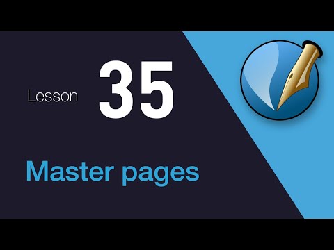 35) Master pages in Scribus