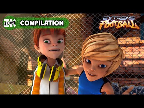 Extreme Football ⚽ Season 1, Episodes 5-8 💥 1+ Hour World Cup Soccer Cartoon Compilation