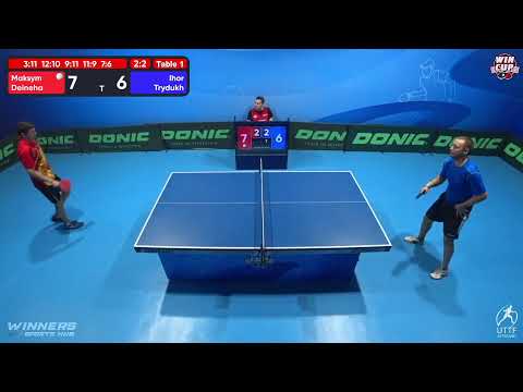10:00 Maksym Deineha 3-2 Ihor Trydukh West 1 WIN CUP 12.10.2022 | TABLE TENNIS WINCUP