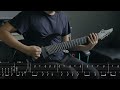 Meshuggah - Stengah - Guitar Cover (with tabs, rhythm part)