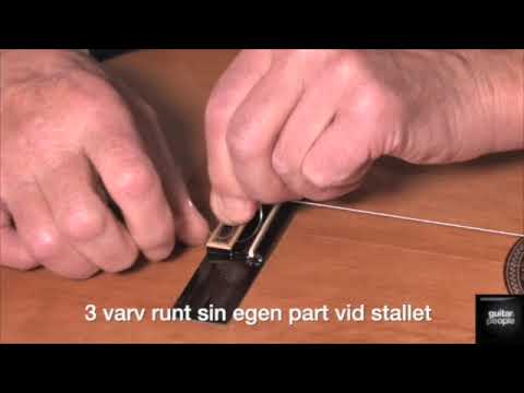 Om att byta strängar på en klassisk gitarr nylonsträngad gitarr  - Guitarpeople Sweden