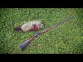 I shot 3 groundhogs with a flintlock