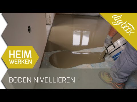 Boden nivellieren - Selbstverlaufende Ausgleichsmasse im Einsatz