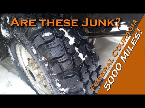 Federal Couragia 5000 Mile Tire review