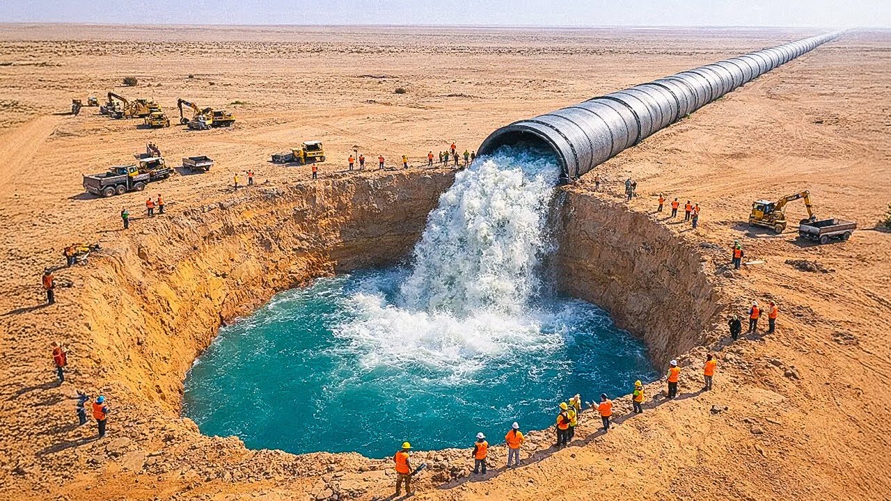 Саудовская Аравия строит скрытое водное шоссе