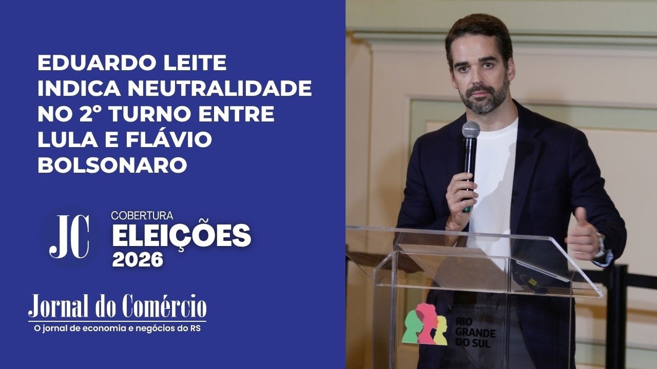 Eduardo Leite indica neutralidade no 2º turno entre Lula e Flávio Bolsonaro