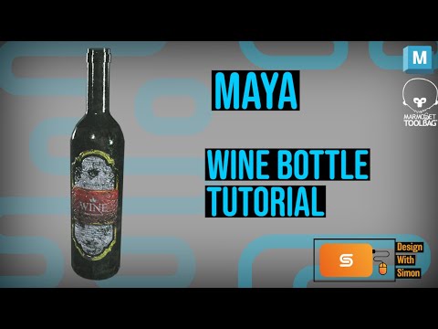 Maya Tutorial: Wine Bottle