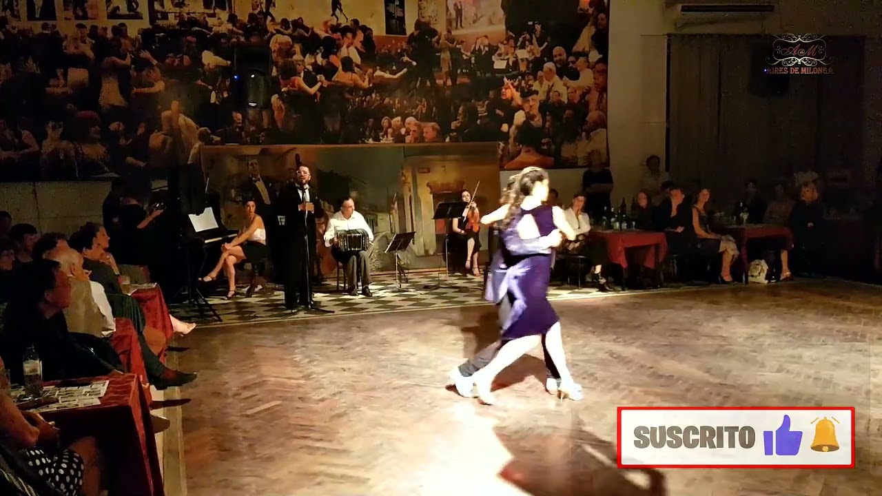 Empezó cantando a capela y fue  un excelente Tango baile show, Mariana Dragone, Gastón Torelli, 2018