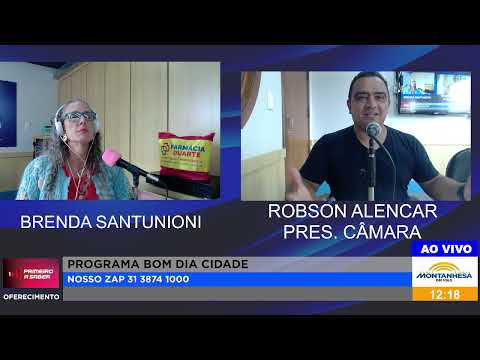 PRESIDENTE DA CAMARA DE VEREADORES DE VIÇOSA: ROBSON ALENCAR