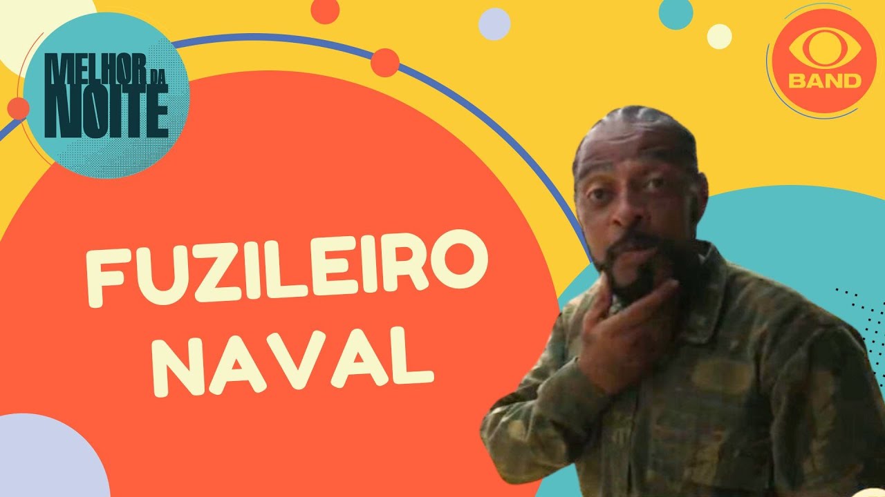 Thaide vive dia de fuzileiro naval e corre com fuzil: “Muito pesado”