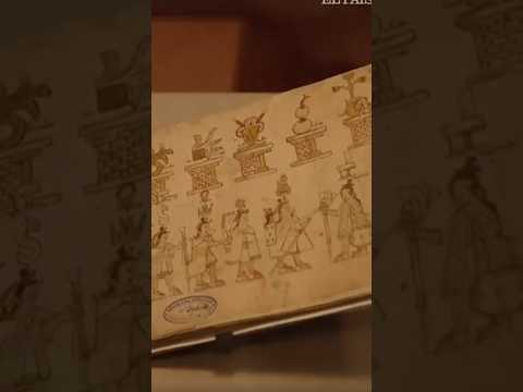 Un manuscrito centenario trae de vuelta el pasado de México, cedido en préstamo desde Francia