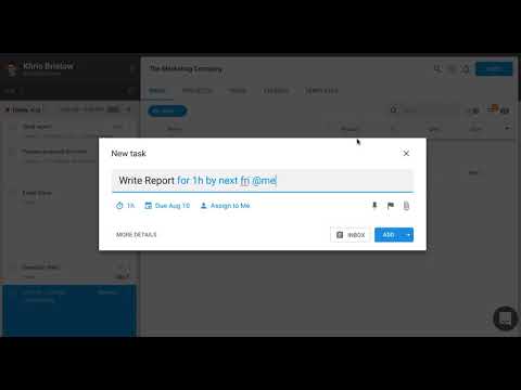 How to create a task in TimeHero