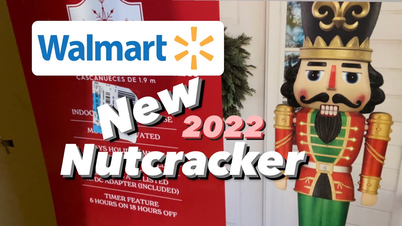 Walmart New Nutcracker Christmas 2022 - 75” tall - Unboxing, Demo and Review