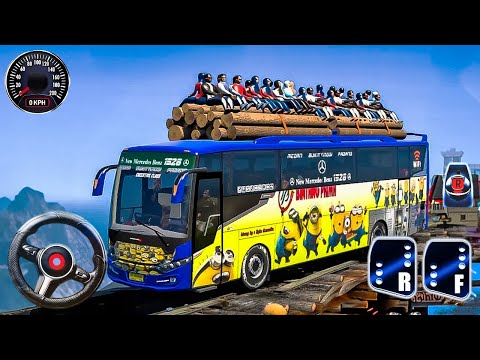 Dangerous Road Uphill Bus Game - 3D Indian Bus DRIVING Simulator | Android GamePlay